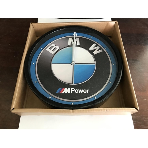 480 - BMW Advertising Wall Clock (In Working Order)