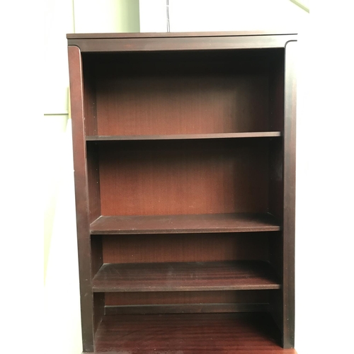 504 - Teak Wood Finland 2-Piece Bookcase with 3 Bottom Drawers (90 W. x 47 D. x 200cm H.)