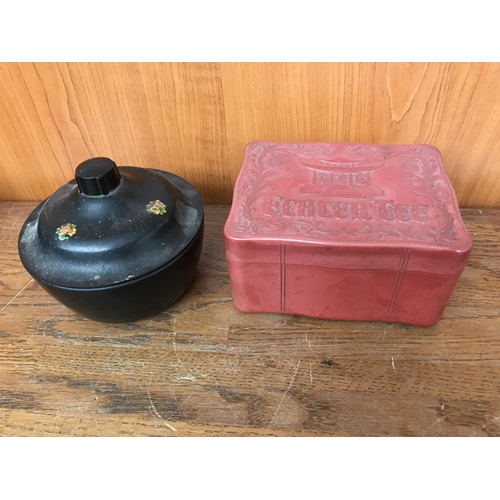 566 - Collection of 4 Vintage Bakelite Boxes - Taken Back on 9/1/2024