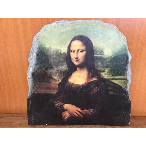 599 - Da Vinci Gioconda Artwork on Stone