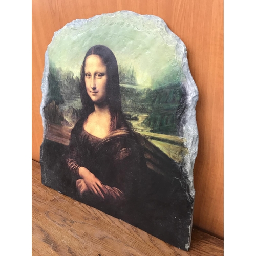 599 - Da Vinci Gioconda Artwork on Stone