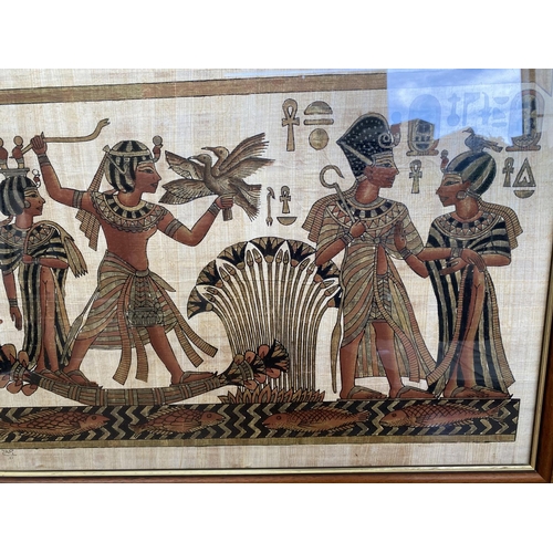 623 - Egyptian Papyrus Framed (58 x 43cm)