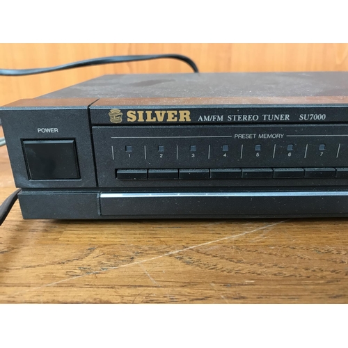 625 - Silver SU 7000 AM/FM Stereo Tuner