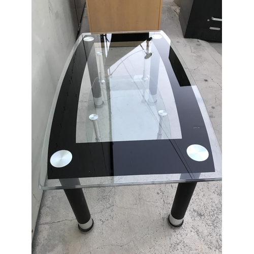 634 - Tempered Glass 2-Tier Coffee Table - Taken Back on 20/1/2024