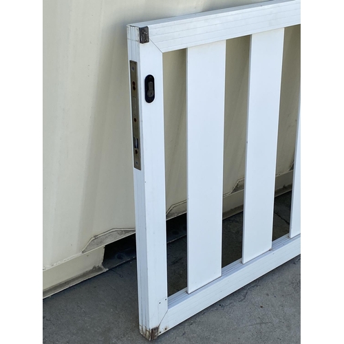 661 - Two-Piece Aluminium Gate (87 W. x 76cm H.)