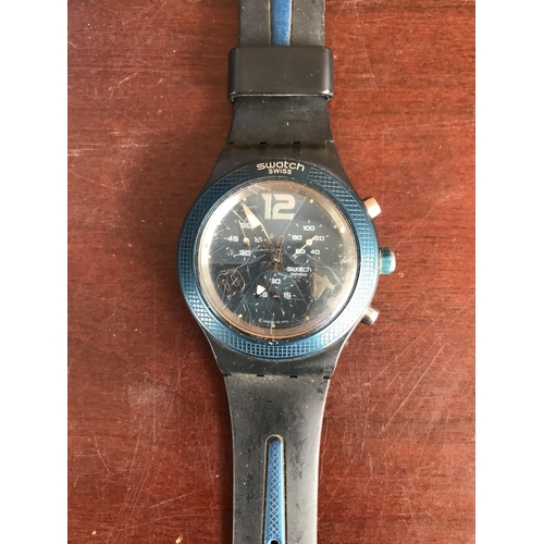 667 - Swatch Irony Diaphane Swiss Watch (Needs Battery)