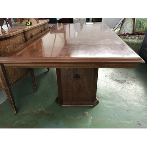 668 - Large Wooden Dining Table (200 W. x 100 D. x 76cm H. - Top Needs Attention)