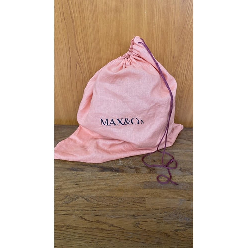 99 - Max & Co Red Mini Hand Bag with Chain Handles (Unused)