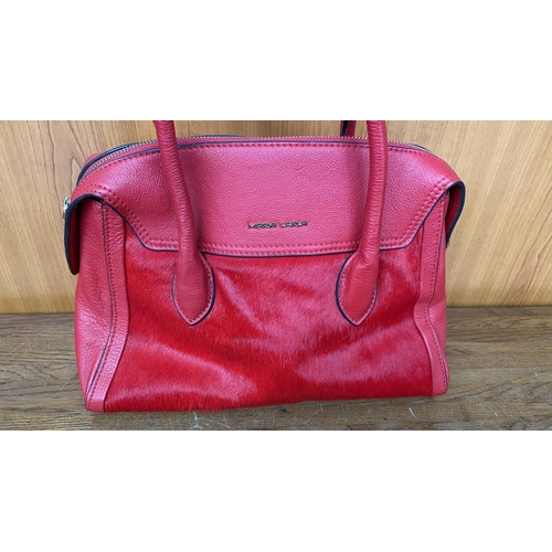 192 - Maria Carla Italy Ladies Red Bag with Pony Skin Effect (Unused) - Taken Back on 23/2/2024