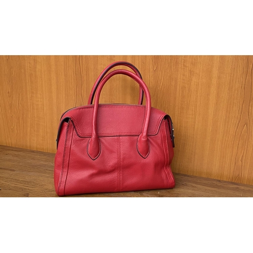 192 - Maria Carla Italy Ladies Red Bag with Pony Skin Effect (Unused) - Taken Back on 23/2/2024