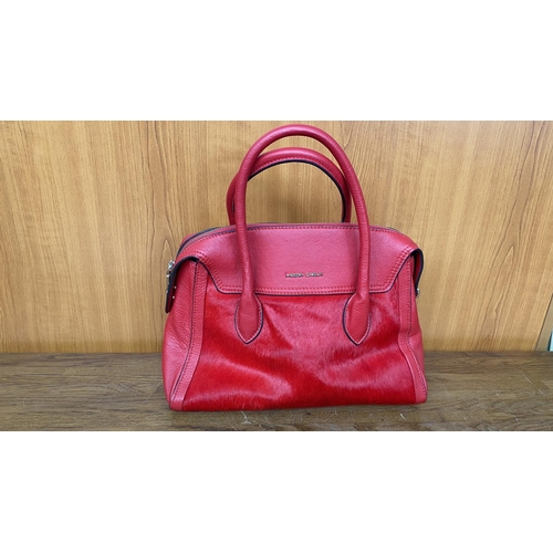 192 - Maria Carla Italy Ladies Red Bag with Pony Skin Effect (Unused) - Taken Back on 23/2/2024