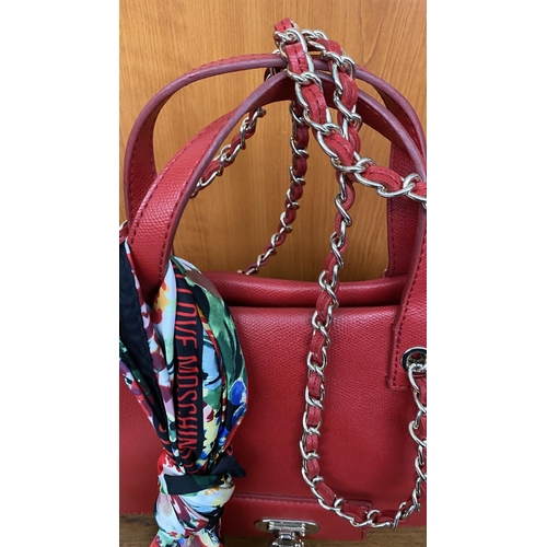101 - Love Moschino Red HandBag - Taken Back on 23/2/2024