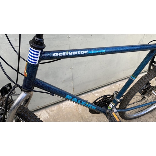 80 - Raleigh Activator 21-Speed Men's Mountain Bicycle (Tires Need Attention)