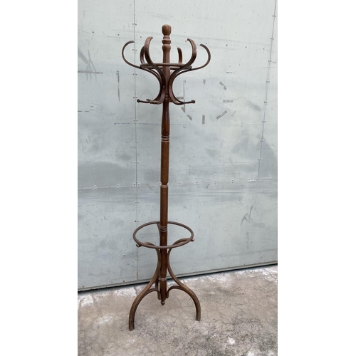 181 - Vintage Wooden Umbrella/Cloth Hanger