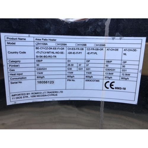 87 - Outdoor Gas Heater (Untested)