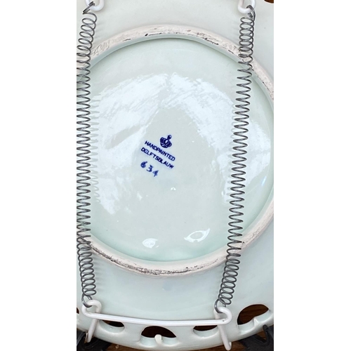 194 - Collection of Hand Painted Delft Items