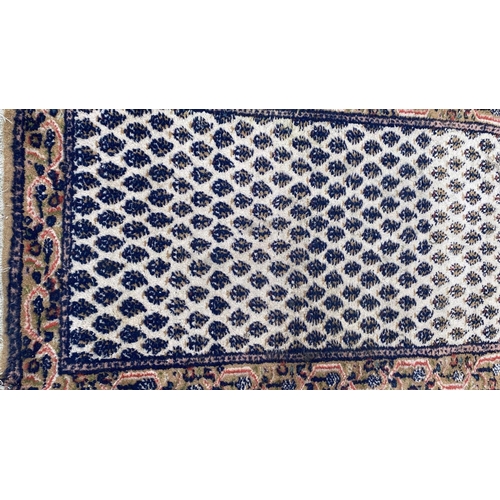 198 - Vintage Persian Hand Made Carpet (A/F - 95 x 60cm)