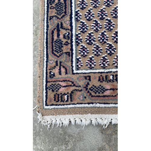 199 - Vintage Persian Hand Made Carpet (90 x 60cm)