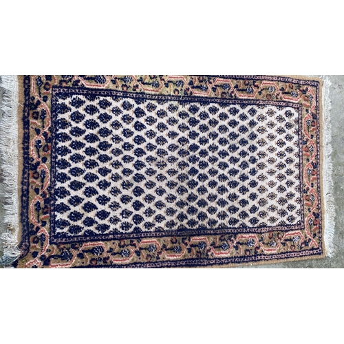 198 - Vintage Persian Hand Made Carpet (A/F - 95 x 60cm)