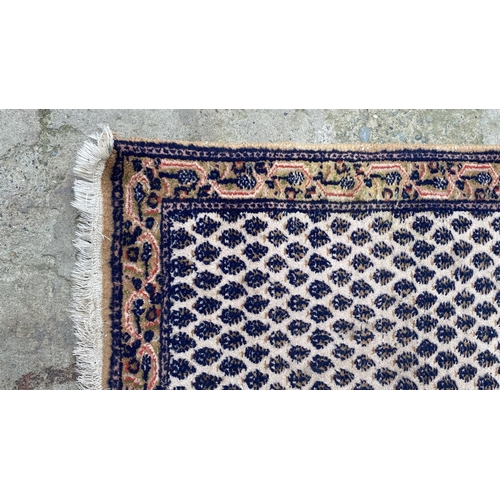 198 - Vintage Persian Hand Made Carpet (A/F - 95 x 60cm)