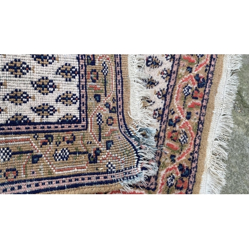 198 - Vintage Persian Hand Made Carpet (A/F - 95 x 60cm)