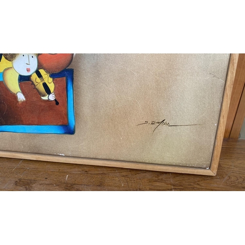 210 - 'Joyce Roybal' Original Canvas Painting (53 x 64cm)