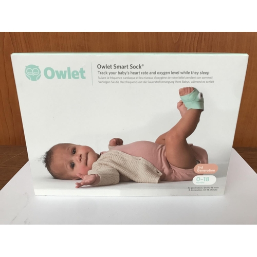 220 - Owlet Baby Smart Sock (0-18months)