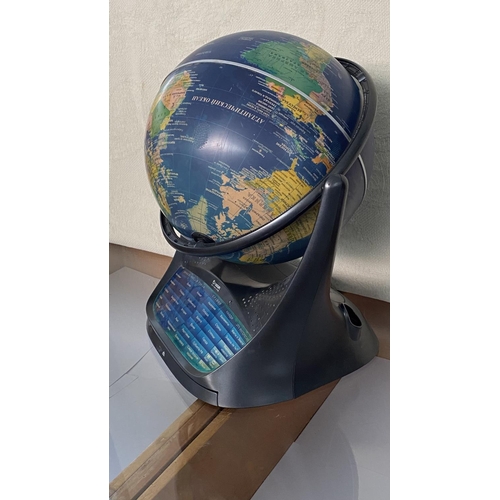 225 - Oregon Scientific Russian Rotating Globe Lighted World Map (No Charger)