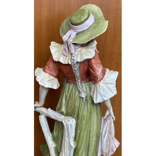 235 - Antique Ceramic Lady Figurine (44cm H.)