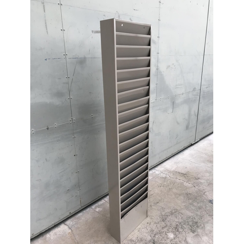 97 - Metal Filing Rack - Code N/A (A/F - 34 W. x 10 D. x 147cm H.)