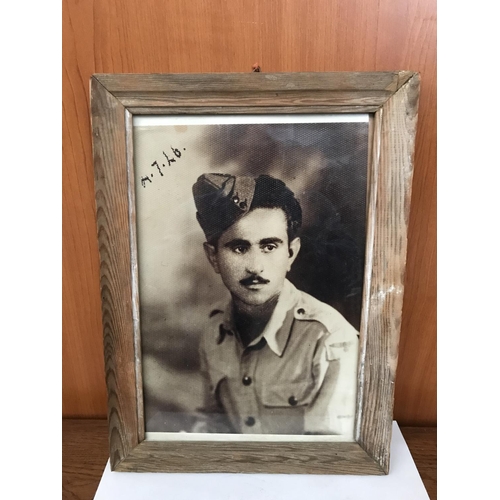 468 - Old Army Framed Photo (26 x 36cm) - Taken Back on 7/5/2024