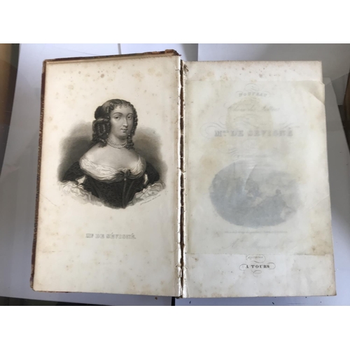 472 - Antique 1842 French Book 'Choix Des Lettres De Madame De Sevigne'