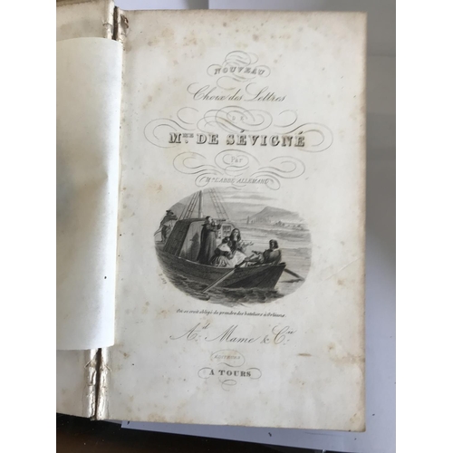 472 - Antique 1842 French Book 'Choix Des Lettres De Madame De Sevigne'