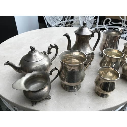 446 - Collection of Vintage Silver Plated Part of Tea Set Items (x9pcs) - Taken Back on 11/3/2024