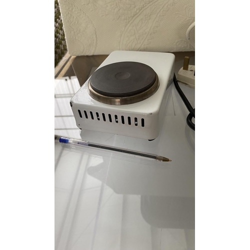 433 - Tefal Croc Sandwich Toaster Together with Small Portable Electric Hot Plate