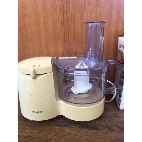 460 - Home Classic Electric Single Burner (Unused) and Kenwood Food Processor (Working)