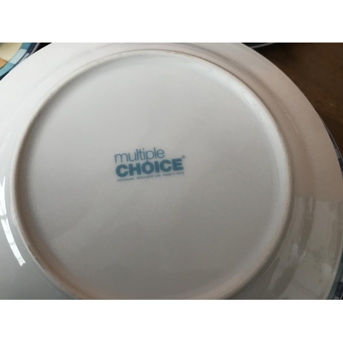550 - Large Qty of 'Multible Choice' Tableware (39pcs) - Taken Back on 9/3/2024