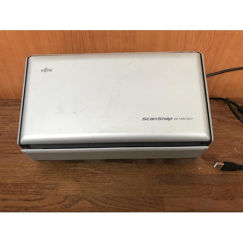 539 - Fujitsu Scansnap S1500 USB Duplex Document Scanner (Untested, No Power Supply)