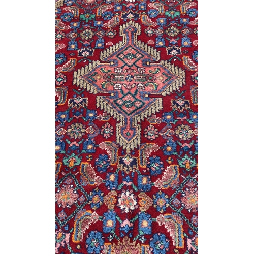 541 - Antique 'Hamadon' Hand Made Persian Carpet (163 x 113cm)