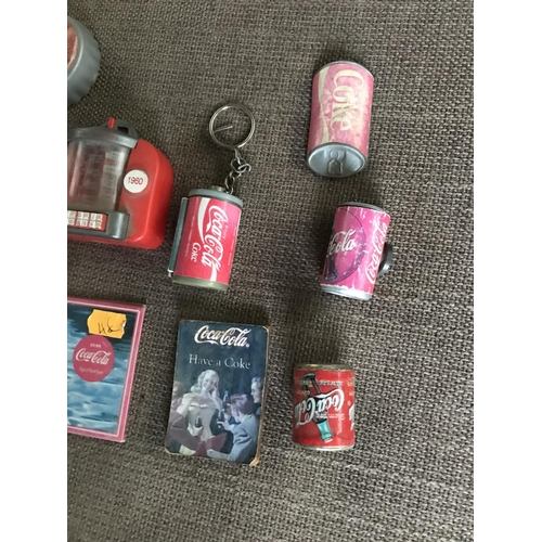 544 - x10 Coca-Cola Small Collectable Items