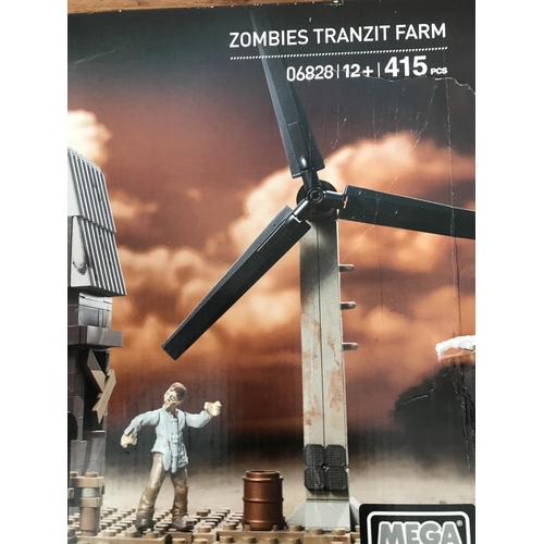 575 - Mega Blocks Call of Duty Collectors Construction Site Zombie Transit Farm