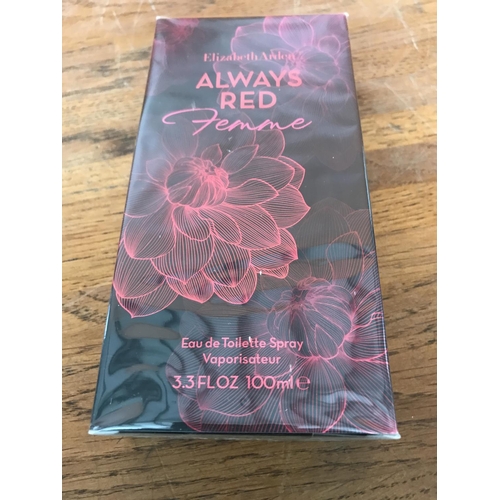 580 - Elizabeth Arden Always Red EDT 100ML (Unused)