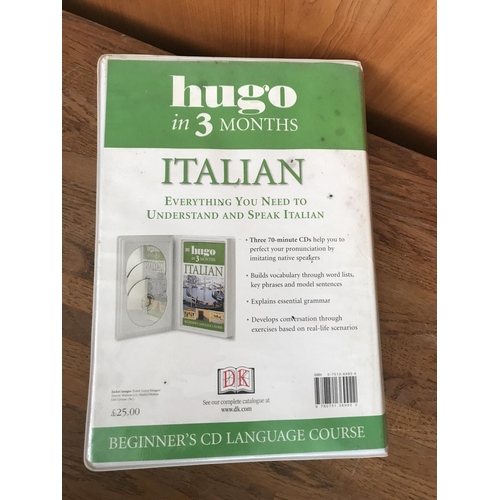 596 - Hugo in 3 Months CD Italian Language Course
