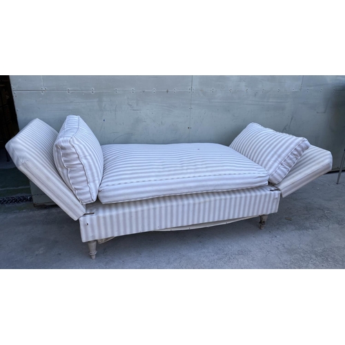 52 - Antique Daybed (some Stains on the Fabric)