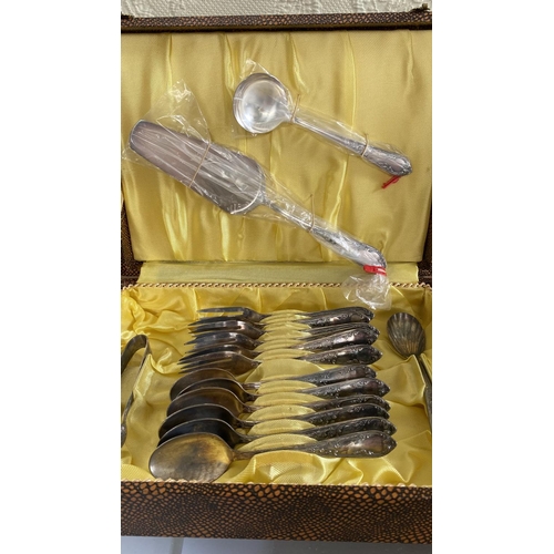 116 - Vintage 1950's Silver Plated German Cake/Tea Set Cutlery in Original Box