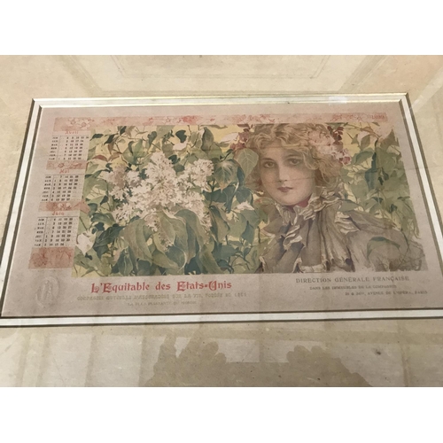 196 - x2 L'Equitable Des Etats Unis  Framed Prints by The French Company 'Compagnie Mutuelle D'Assurances ... 