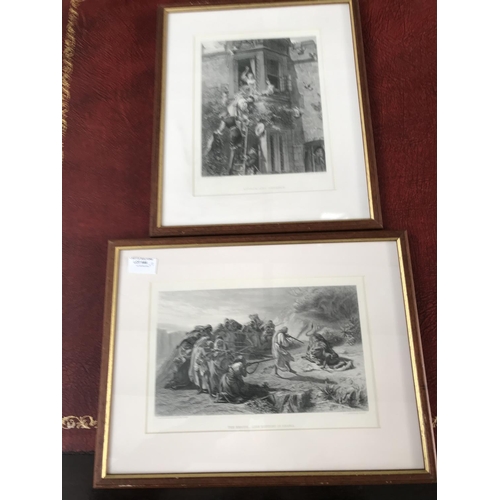 646 - x2 Vintage Framed Prints