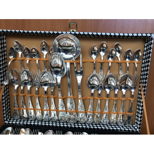 165 - Vintage Silver Plated Cutlery Set Marked A.P., in Box (Unused)