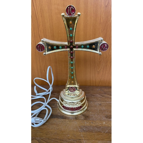 27 - 'Agion Oros' LED Lighted Cross