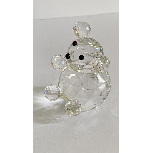 224 - ASFOUR Diamond Crystal PbO30% Miniature Bear Figurine Ornament (Unused)